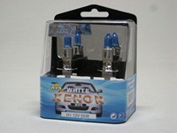 00121 Лампа ЛУЧ  H1 12v (55w) P14.5s WHITE PLASMA XENON , 2шт.