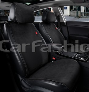16486 Накидки перед CarFashion 2D «PRESTIGE FRONT» черный/черный + подушка под голову