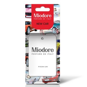 15241 Ароматизатор MIODORE (Подвес картон) NEW CAR (НОВАЯ МАШИНА)