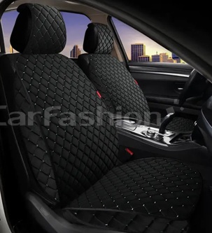 18493 Накидки перед CarFashion «SOKOL FRONT» черный/черный/серый