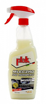 17216 Полироль пластика PLAK Mleczko do Kokpitu (МОЛОЧКО МАТОВОЕ) желтый, (триг.) 750мл