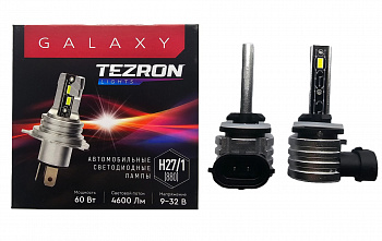 18559 Светодиодные лампы TEZRON GALAXY H27/1 (880) 9-32В, 60Вт, 4600Лм, 6000К, 2шт