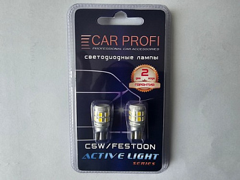 17699 Светодиодные лампы CAR PROFI Active Light T10 18 2835 SMD, P9 Pro CanBus no polarity, 9-36V