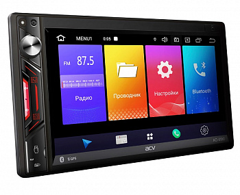 12393 Автомагнитола ACV 2-DIN AD-6910 Android 9.0, 6.9", FM/AM/USB/RDS/SD/4*50/BT/GPS/4G